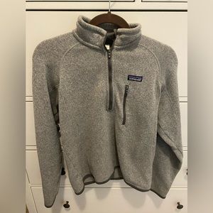 Patagonia quarter zip jacket stonewash